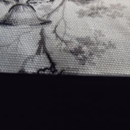 Black Toile Pillow Cover Cotton Home Decor Pillowcovers - thumbnail 2