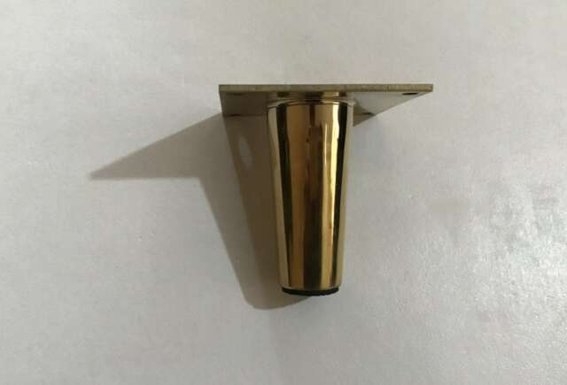 Brass Furniture Leg, 3'' Mid Century Modern Sofa Leg Set - image 1