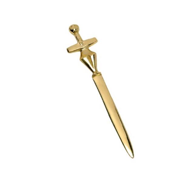 Handmade Bronze Cross Letter Opener - Christian Gift, Religious Desk Accessory, Executive Cyprus Souvenir With Gift Box - image 1