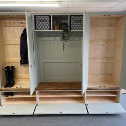 Boot Mud Room Flexible Utility Storage, Hall Cupboard, Bench - thumbnail 2