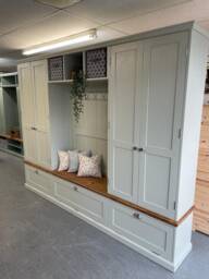 Boot Mud Room Flexible Utility Storage, Hall Cupboard, Bench