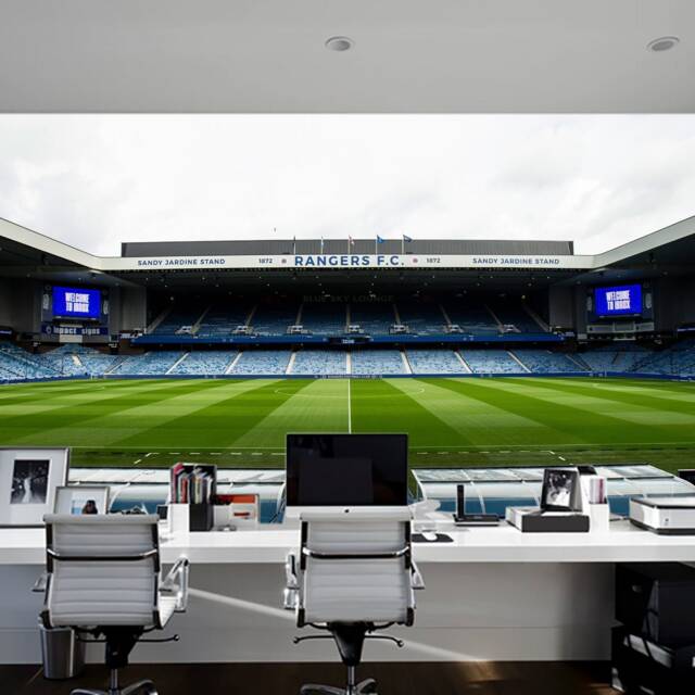 Rangers Football Club Sandy Jardine Stand Stadium Full Wall Mural Art - image 1