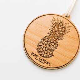 Corporate Gifting Personalized Wood Holiday Ornament [Employee Appreciation, Client Partner Gifts, Realtor Closing Christmas Gifts] - thumbnail 2