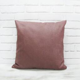 Dusty Rose Vegan Suede Pillow Cover Modern Scandinavian Decor - thumbnail 3
