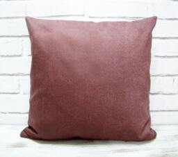 Dusty Rose Vegan Suede Pillow Cover Modern Scandinavian Decor - thumbnail 1