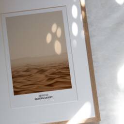 Golden Desert Art Print Beige Landscape Photography, Montreal Creation - thumbnail 3