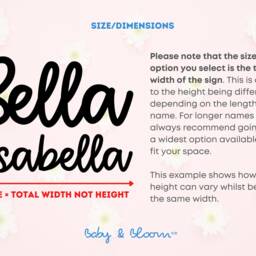 Custom Name Sign - Double Layer Wood & Acrylic Nursery Wall Decor - Personalised Baby Room Plaque Kids Bedroom - thumbnail 3