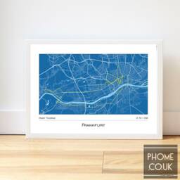 Frankfurt - Marathon Finisher's Print Gifts For Runners - thumbnail 1