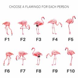 Personalised Flamingo Family Print, Our Gift, Animal Highland Art Fathers Day Birthday Gift - thumbnail 3