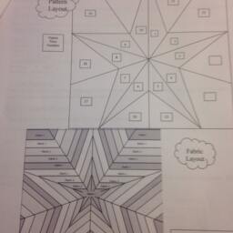Dianna's Star Quilted Wall Hanging Sewing Pattern Five Pointed Patriotic Americana - thumbnail 3
