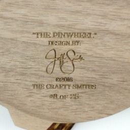 "Layered 3D Wood Art - ""The Pinwheel" - thumbnail 4