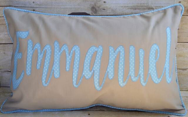Personalized Name Pillow, Baby Pillow, Boy's Room Gift, Shower Boy Boy's Decor, New Gift - image 1