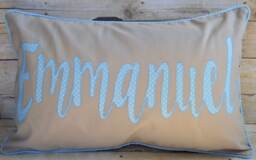 Personalized Name Pillow, Baby Pillow, Boy's Room Gift, Shower Boy Boy's Decor, New Gift - thumbnail 1