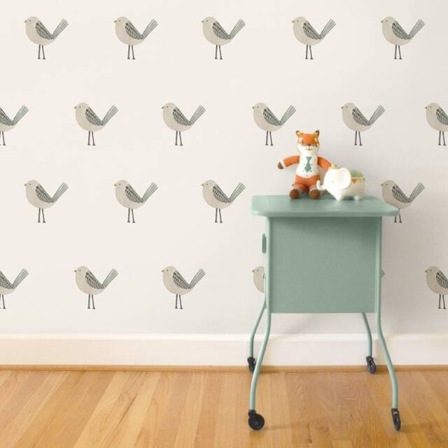 Evergreen Birds - Peel-And-stick Wall Decals Mej - image 1