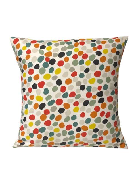 1 X Prestigious Textile Spot Dots Red Yellow Teal Grey Scatter Pillow Cushion Cover - image 1