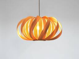 Pendant Light/Ceiling Lamp From Wood Veneer - Olive Ash