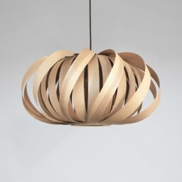 Pendant Light/Ceiling Lamp From Wood Veneer - Olive Ash - thumbnail 2