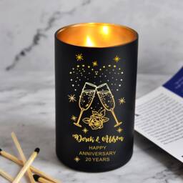 Personalised Candle Coconut Wax Christmas Gifts For Her Custom Gift Birthday Anniversary Up To 40 Hours Burn Time - thumbnail 1