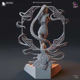 Golden Vocalist 243mm Unpainted 1/8Th Statue - thumbnail 4