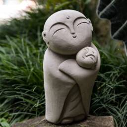 Jizo Buddha 9 Inch/22 cm, Statue, Room Decor, Home Birthday Gift, Gift For Mom, Housewarming, New Born Her - thumbnail 4