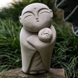 Jizo Buddha 9 Inch/22 cm, Statue, Room Decor, Home Birthday Gift, Gift For Mom, Housewarming, New Born Her - thumbnail 3