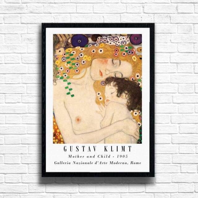 Gustav Klimt - Mother & Child Print Fine Art Reproduction - image 1
