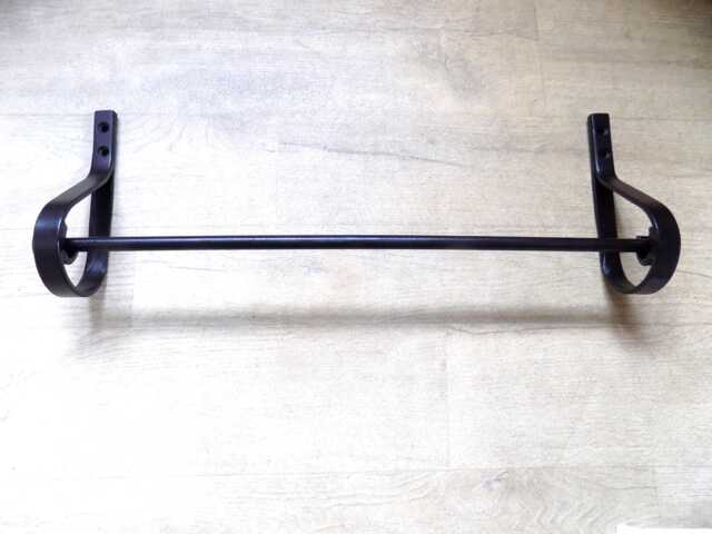Curtain Rail Set-Uphandcrafted in The Uk.wrought Iron - Forged Steel + Free Fixing Kit - image 1