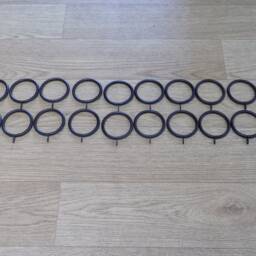 Curtain Rail Set-Uphandcrafted in The Uk.wrought Iron - Forged Steel + Free Fixing Kit - thumbnail 4