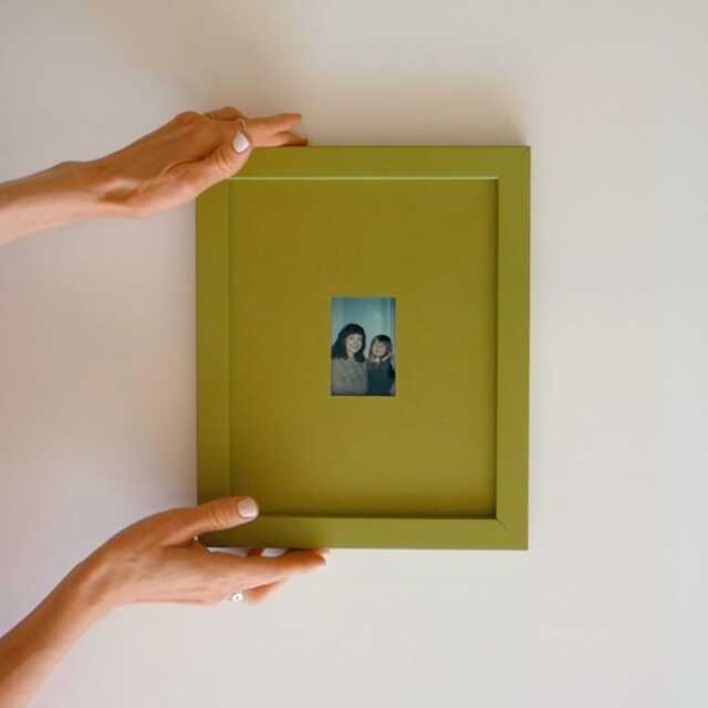 Custom Monochromatic Photo Frame Modern Colorful Decor, 8x10, Made in Ohio - image 1