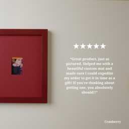 Custom Monochromatic Photo Frame Modern Colorful Decor, 8x10, Made in Ohio - thumbnail 3