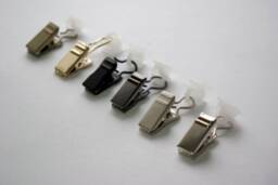 Curtain Track Rail Gliders Slides With Metal Crocodile Clips Teeth, Motorhome Hooks, Caravan Tracks - Pack Of 10 - thumbnail 3