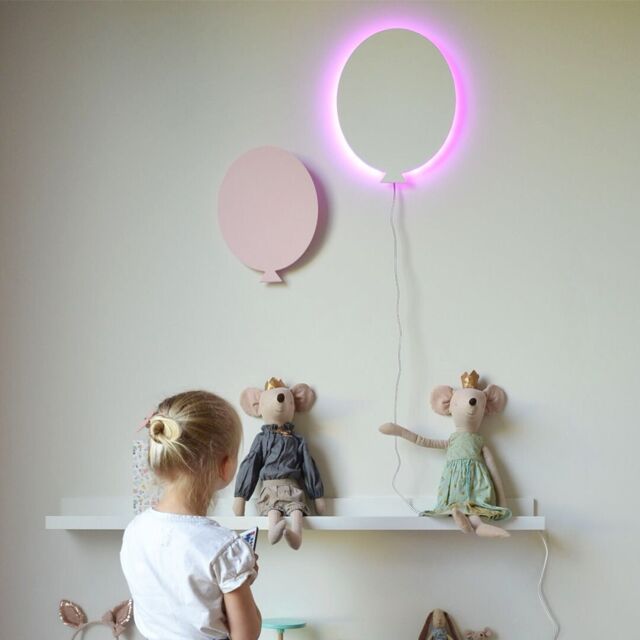Nightlight For Nursery, Room Decor, Balloon Lamp, Kids Bedroom Light, Decoration, Wall Decor - image 1