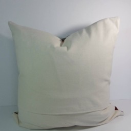 Hawaiian Tropical Bark Cloth Decorative Pillow Cover, Aa, Trendtex Fabrics, Hibiscus Cushion - thumbnail 4