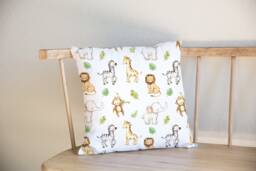 Safari Cushion Cover Jungle Themed Covers Animals Nursery
