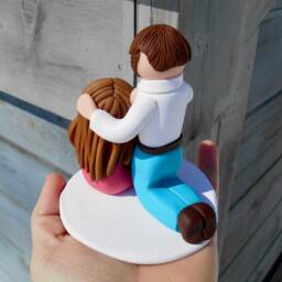 Child Loss, Miscarriage Angel Baby, Grieving Family Gift, Sculpture, Pregnancy Sympathy Personalized Baby Memorial - thumbnail 2