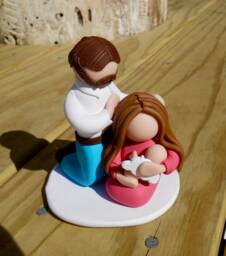 Child Loss, Miscarriage Angel Baby, Grieving Family Gift, Sculpture, Pregnancy Sympathy Personalized Baby Memorial - thumbnail 1