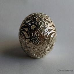 Skull Sculpture Crania Anatomica Filigre - Sterling Silver - thumbnail 4