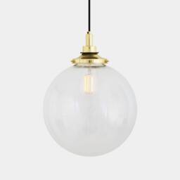 Laguna Clear Globe Bathroom Pendant Light 11.75'' Ip44 - thumbnail 1