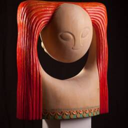 "Original Large Wood Sculpture ""Zornitsa" - thumbnail 3