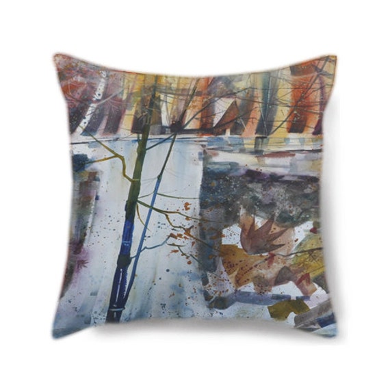 Decorative Pillow Cover, Fall Decor, Autumn Pillow, Decorative Couch Holiday Gift, Christmas Gift - image 1