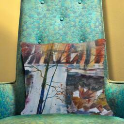 Decorative Pillow Cover, Fall Decor, Autumn Pillow, Decorative Couch Holiday Gift, Christmas Gift - thumbnail 2