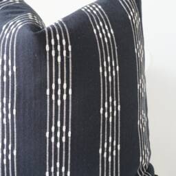 Black Striped Pillow Cover - thumbnail 2