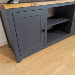 Painted Tv Unit With Pine Top - thumbnail 2