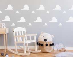 Toy Story Clouds Wall Sticker Decals - Children's Nursery Stickers Playroom Decor - thumbnail 1