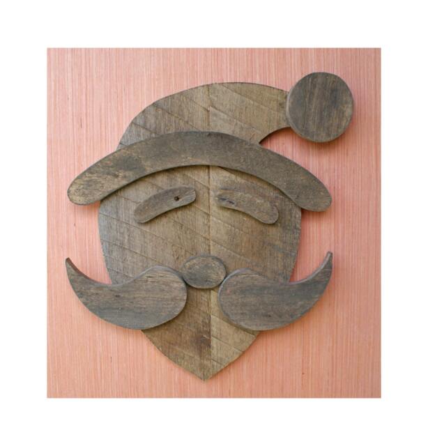 Santa Reclaimed Pallet Wood Wall Art - image 1