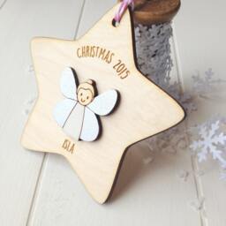 Fairy Christmas Tree Decoration - Girls Christmas Decoration Tree - thumbnail 2