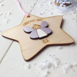 Fairy Christmas Tree Decoration - Girls Christmas Decoration Tree - thumbnail 3