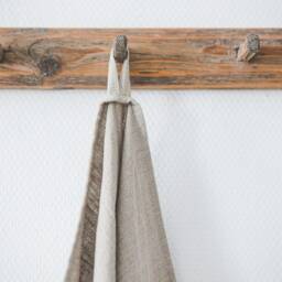 Natural Linen Towels, Stonewashed Softened Towels in Various Sizes, Heavyweight Absorbent Thick Towels - thumbnail 2