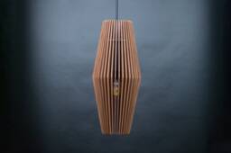 Chandelier Lighting, Pendant Light, Wood Ceiling Lamp, Wooden Light, Geometric Lamp, Dining Light, Pendant Lights Wood, Modern Light - thumbnail 1