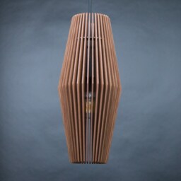 Chandelier Lighting, Pendant Light, Wood Ceiling Lamp, Wooden Light, Geometric Lamp, Dining Light, Pendant Lights Wood, Modern Light - thumbnail 2